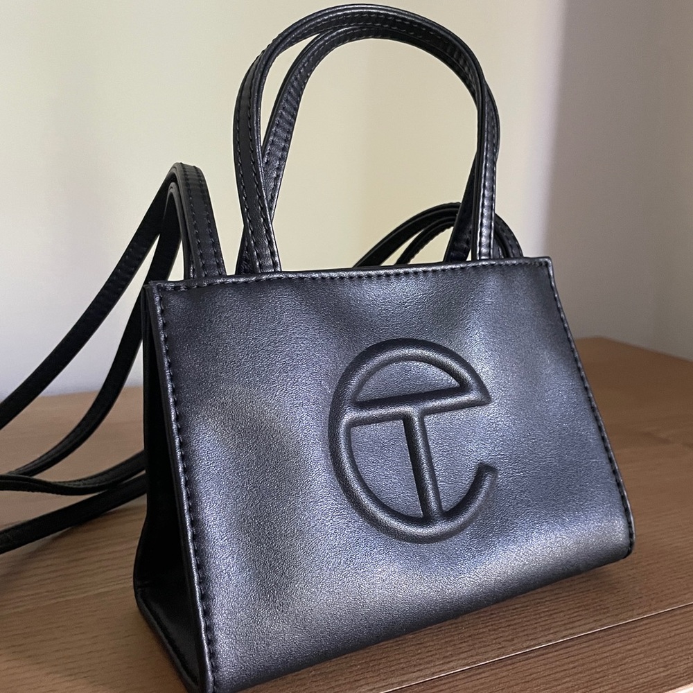 Telfar Small Shopping Bag – Black